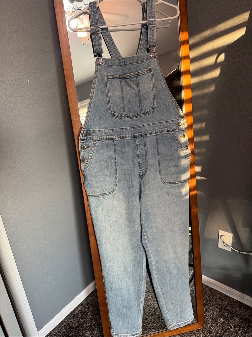Old Navy Light Wash Denim Women's Overalls
